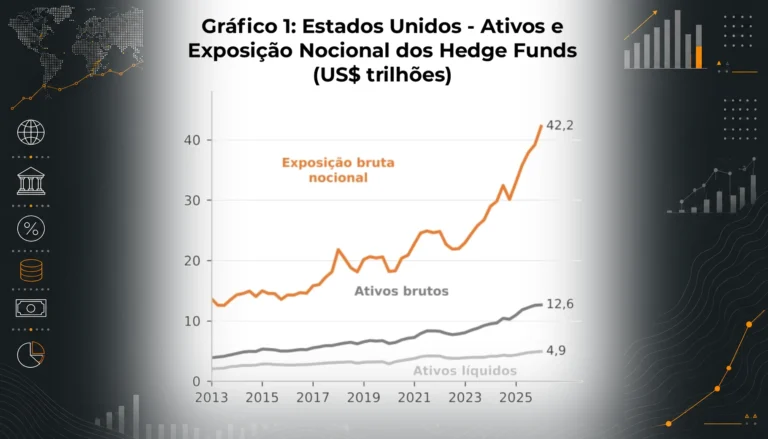 O Abismo Fiscal — capa Estados Unidos - Ativos e Exposição Nocional dos Hedge Funds (US$ trilhões)