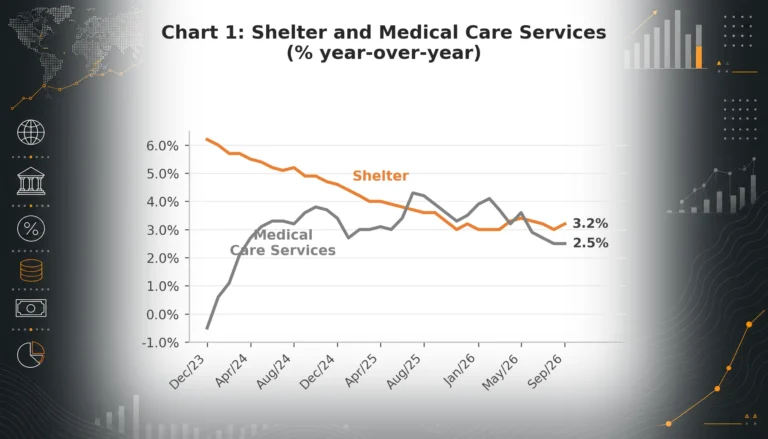Chart: Shelter and Medical Care Services (% year-over-year)